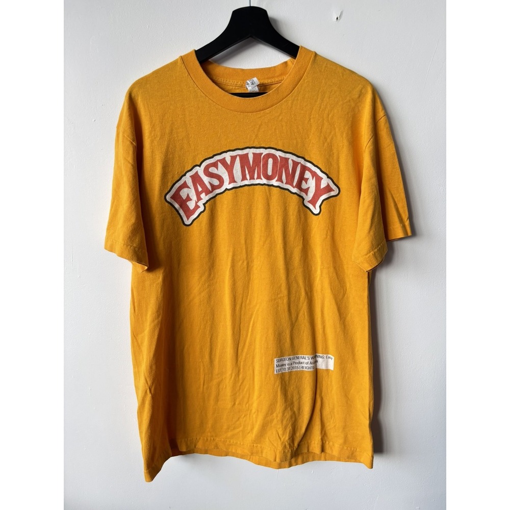 Easy Money Backwoods Arizona Hardcore Band T-Shirt Beatdown Hardware Gold Medium